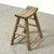 Vintage Rustic Stool 20.5H 15.4W 7.5D