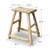Vintage Rustic Stool 20.5H 14.2W 9.1D