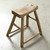 Vintage Rustic Stool 20.1H 14.6W 7.5D