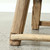 Vintage Rustic Stool 20.9H 15.7W 9.1D