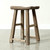 Vintage Rustic Stool 20.5H 13.8W 9.8D