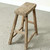 Vintage Rustic Stool 22.8 H 17.3 W 7.9 D