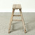 Vintage Rustic Stool 19.7 H 13 W 6.7 D