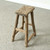 Vintage Rustic Stool 21.3 H 7.5 W 11.4 D