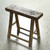 Vintage Rustic Stool 18.1 H 22 W 6.7D