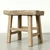 Vintage Side Table  29.1" Long 17.3" Wide Weathered Natural