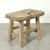 Vintage Side Table  29.1" Long 17.3" Wide Weathered Natural