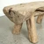 Vintage Live Edge Log Bench 54.3x15x18.9H