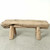 Vintage Live Edge Log Bench 54.3x15x18.9H