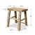 Vintage Rustic Stool 22 H 20.5 W 13.4 D