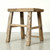 Vintage Rustic Stool 22 H 20.5 W 13.4 D
