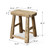 Vintage Rustic Stool 20.9 H 18.5 W 10.6 D