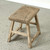 Vintage Rustic Stool 17.3 H 18.9 W 11 D