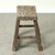 Vintage Rustic Stool 19.7 H 16.5 W 10.6 D