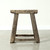 Vintage Rustic Stool 19.7 H 16.5 W 10.6 D