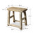 Vintage Rustic Stool 21.3 H 20.5 W 11 D