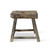 Vintage Rustic Stool 21.7 H 20.5 W 14.6 D