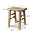 Vintage Rustic Stool 21.7 H 19.7 W 13.4 D
