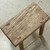 Vintage Rustic Stool 20.9 H 20.9 W 11.8 D