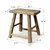 Vintage Rustic Stool 20.5 H 20.1 W 11.8 D