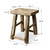 Vintage Rustic Stool 20.5 H 16.1 W 12.2 D
