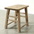 Vintage Rustic Stool 24 H 24.4 W 16.1 D