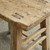 Vintage Rustic Stool 24 H 24.4 W 16.1 D
