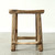 Vintage Rustic Stool 20.1 H 17.3 W 10.6 D