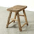 Vintage Rustic Stool 19.3 H 18.5 W 11.4 D