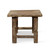 Vintage Rustic Stool 17.3 H 19.7 W 15 D