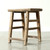 Vintage Rustic Stool 20.9 H 18.1 W 12.6 D