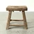 Vintage Rustic Stool 18.5 H 18.1 W 15 D
