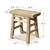 Vintage Rustic Stool 19.7 H 20.5 W 9.8 D
