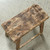 Vintage Rustic Stool 20.5 H 23.6 W 11.4 D