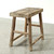 Vintage Rustic Stool 20.5 H 23.6 W 11.4 D