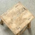 Vintage Side Table  19.3" Long 16.9" Wide Weathered Natural