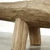 Approx.101 Inches Long, 22 Inches Deep, Live Edge Slab Bench/Table, Weathered Natural