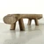 Approx.101 Inches Long, 22 Inches Deep, Live Edge Slab Bench/Table, Weathered Natural