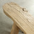 Approx.101 Inches Long, 22 Inches Deep, Live Edge Slab Bench/Table, Weathered Natural