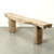 108 Inches Long Heritage Timber Beam Console Weathered Natural