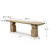 Approx. 107 Inches Long Heritage Timber Beam Console, Weathered Natural