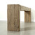 Approx. 106" Como Waterfall Console – Premium Aged Reclaimed Pine, Weathered Natural Finish