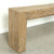 Approx. 106" Como Waterfall Console – Premium Aged Reclaimed Pine, Weathered Natural Finish