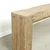 Approx. 101" Como Waterfall Console – Premium Aged Reclaimed Pine, Weathered Natural Finish