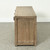 35" Wide Vintage Table with Three Drawers, Weathered Natural