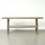 Approx. 82 Inches Wide Vintage Console with Shelf, Weathered Natural