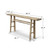 Approx. 60 inches wide, 10 inches deep, vintage console, Weathered Natural