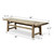 Approx. 65" Long, 18"Deep Vintage Coffee Table, Weathered Natural