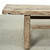 Approx. 65" Long, 18"Deep Vintage Coffee Table, Weathered Natural