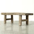 Approx. 49 Inches wide rustic live-edge vintage coffee table, weathered natural